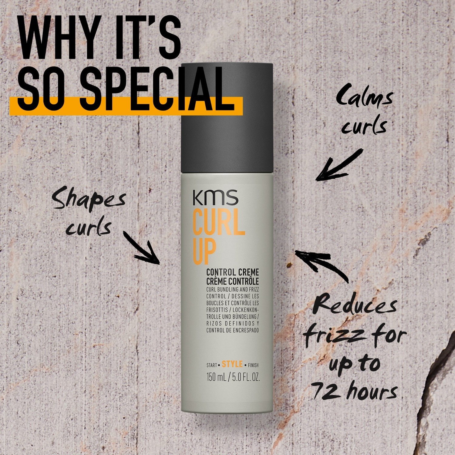 Krema za nadzor kodrov KMS Hair Cream - 150 ml