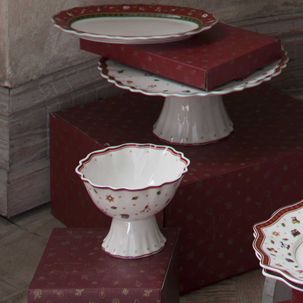 Villeroy & Boch deserta bļoda uz kājas, modelis “Toy's Delight” – 1 gab.