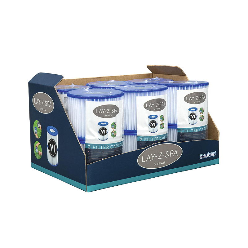 Bestway-suodattimet, 2 kpl Lay-Z-kylpyammeeseen