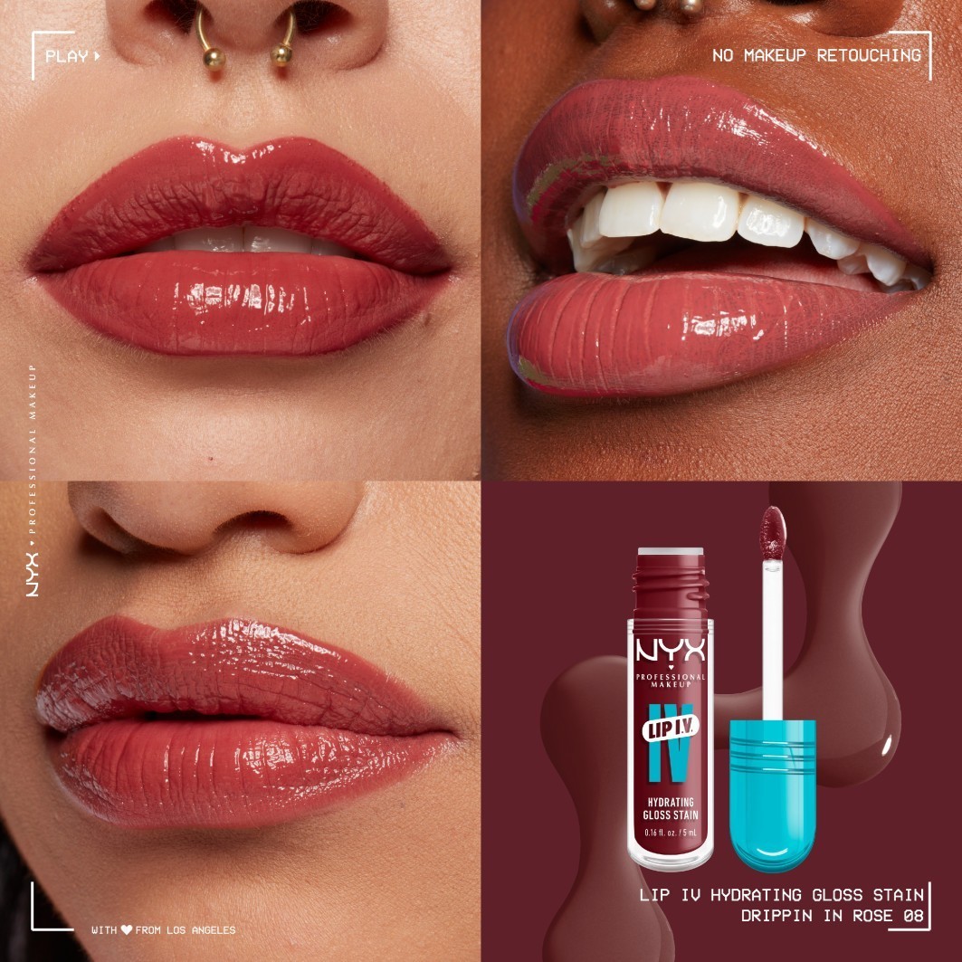 NYX Professional Makeup lūpų blizgis Lip IV - 5 ml