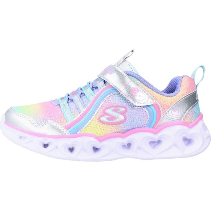 Tênis Infantil - SKECHERS - 104810 - Branco - Com Cadarço - Menina