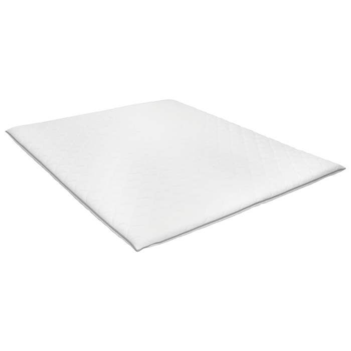 Cubrecolchón - vidaXL - Espuma viscoelástica - 180x200 cm - Blanco