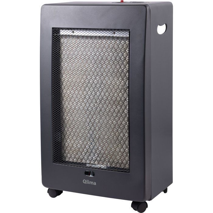 Poêle à gaz - Qlima - GH 825 C - 1300 W à 2500 W - Gaz catalytique - Allumage piezo - Jusqu'à 80 m³