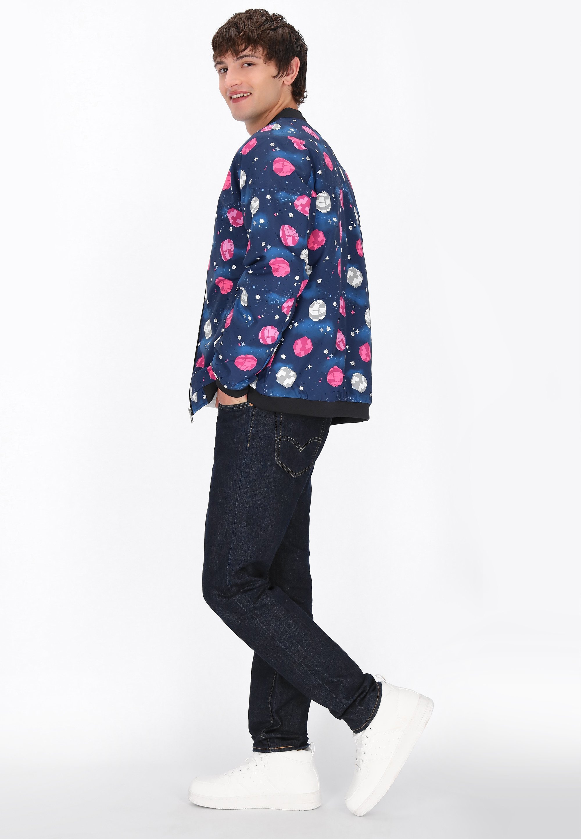 Giacca bomber Mo - blu navy multicolore