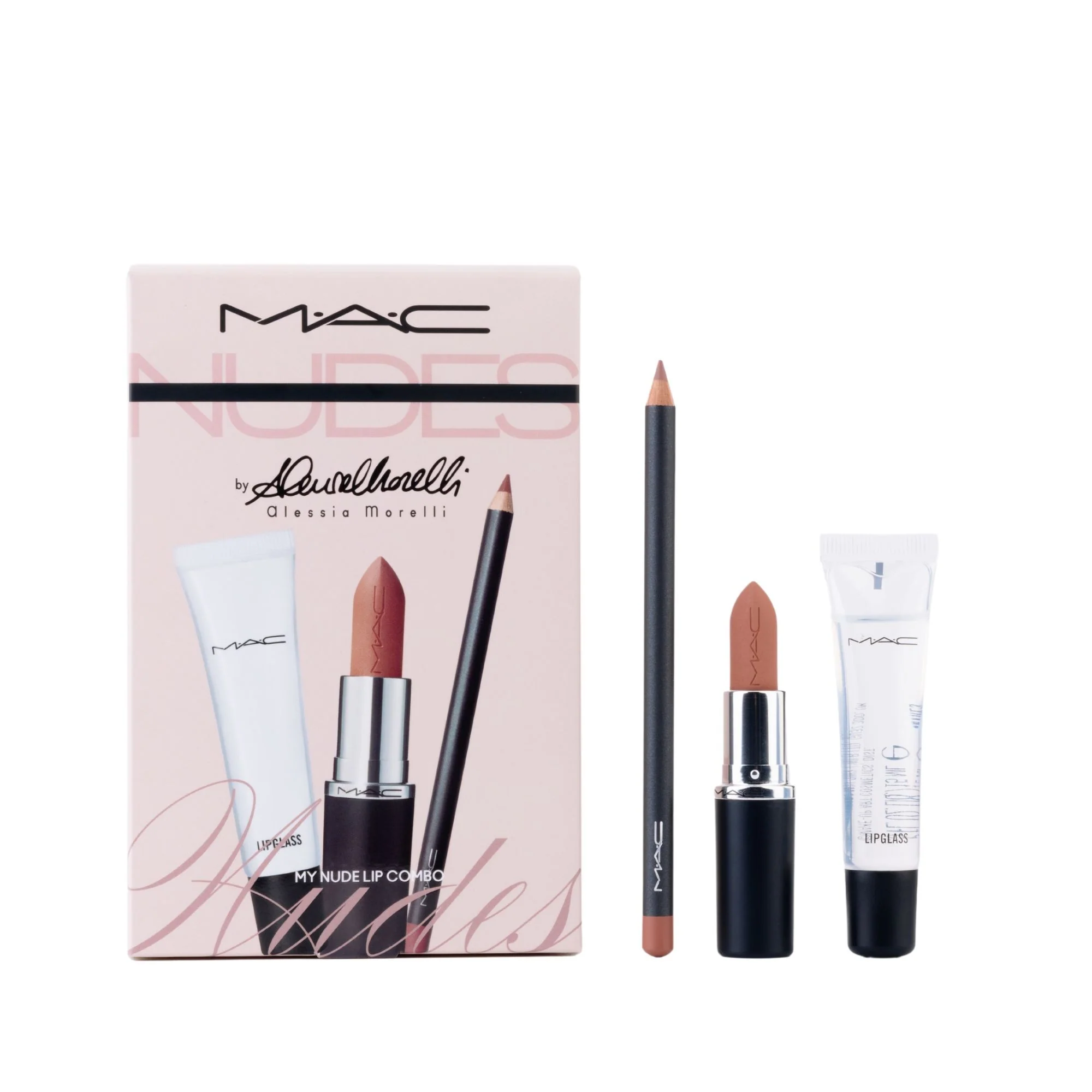Labbra My Nude Lip Combo - Cofanetto Make Up, Gloss, Rossetto, Matita labbra