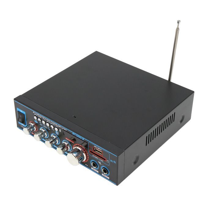Garosa Mini BT digitale versterker, EU-stekker, 2 kanalen, volumeregeling, projectorgeluid, 220V