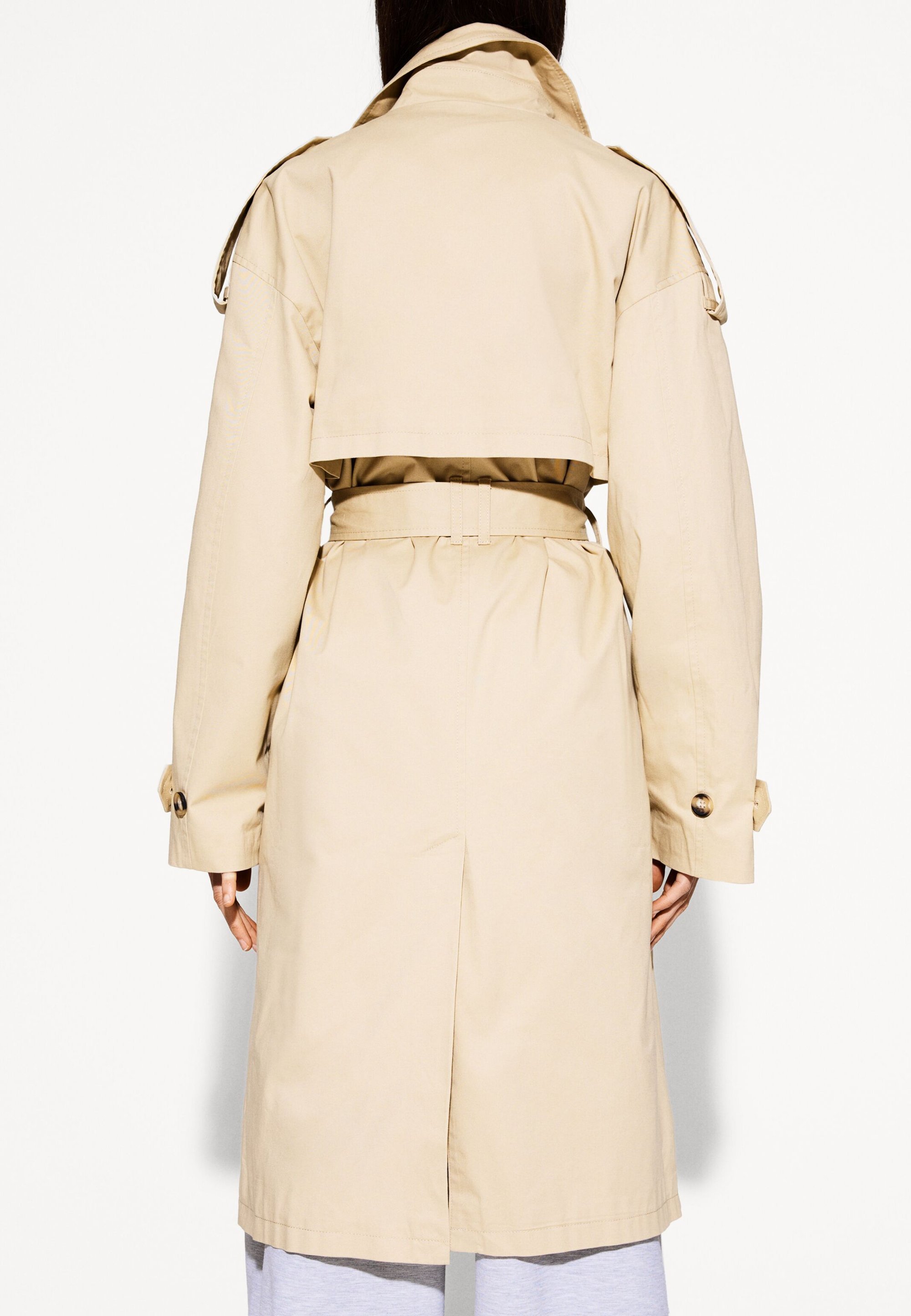 Bershka Trenchcoat - camel