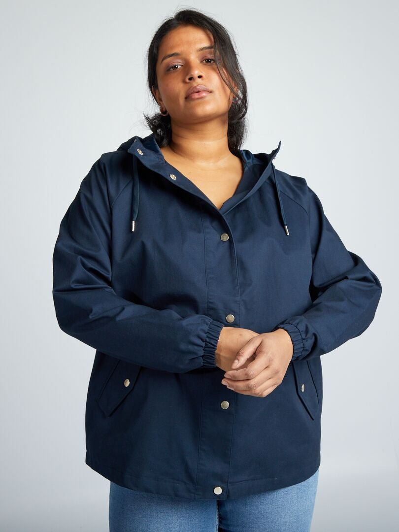 Parka met capuchon - Blauw