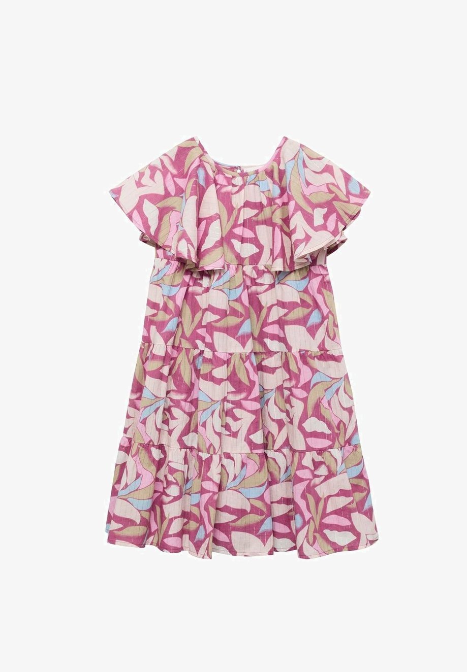 Mango otroška obleka za dan - vijolična