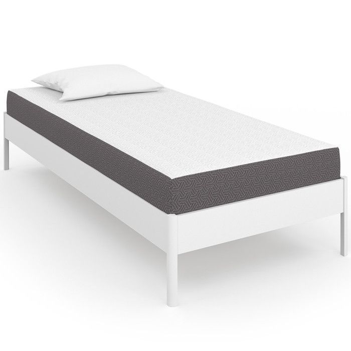 Colchón de espuma viscoelástica IDMARKET STELLA de 90 x 190 cm y 20 cm de grosor.