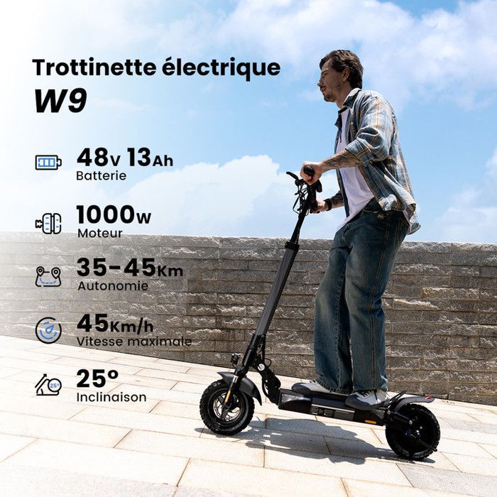 Patinete eléctrico plegable AGILERIDE AS-P1 de 10