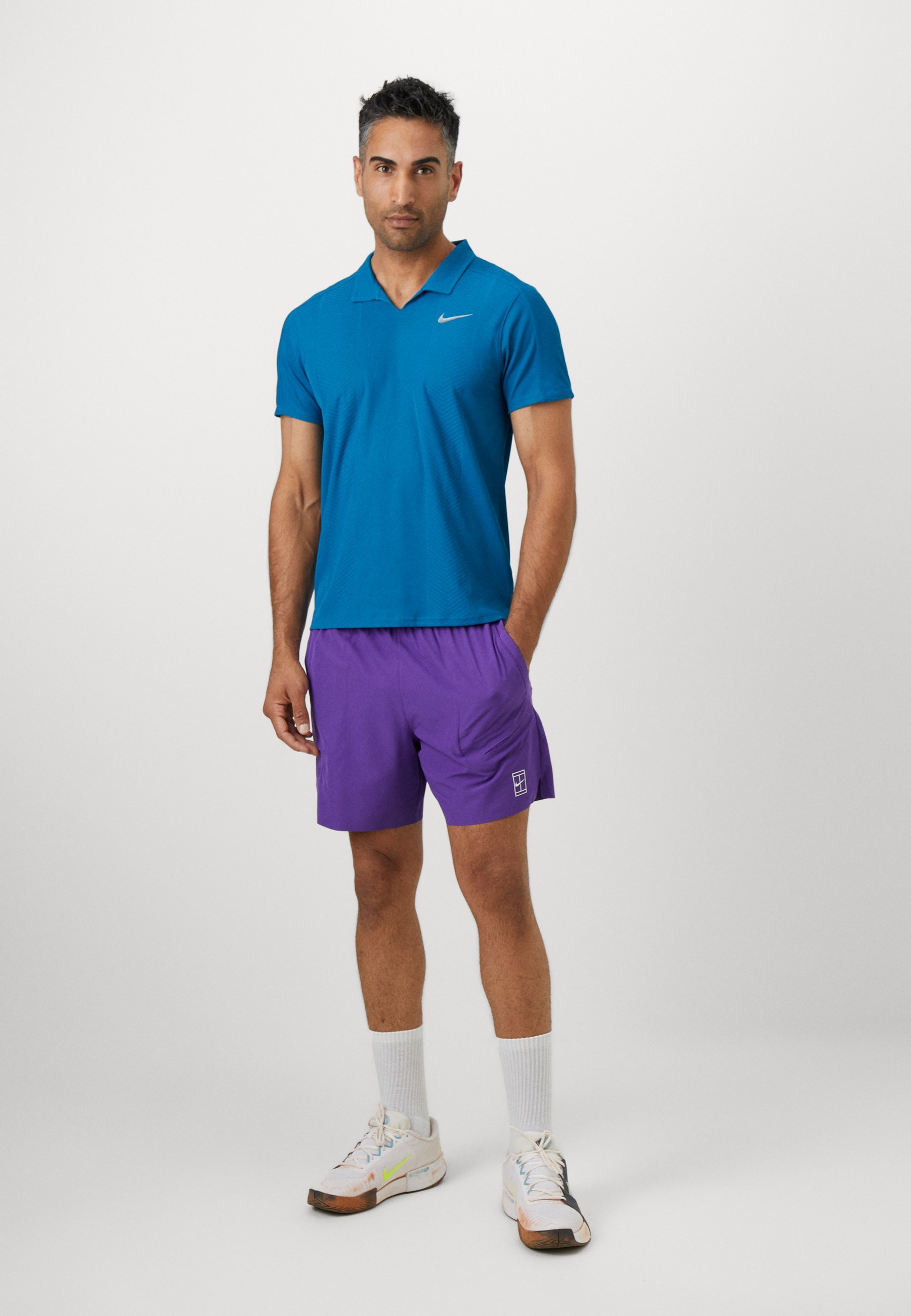 Nike Performance COURT ADVANTAGE SLAM polo marškinėliai - žalia beprotybė