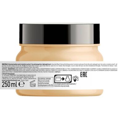 L'Oréal Professionnel Serie Expert Absolut Repair Golden Masque Øjeblikkelig reparationsmaske til beskadiget hår 250 ml