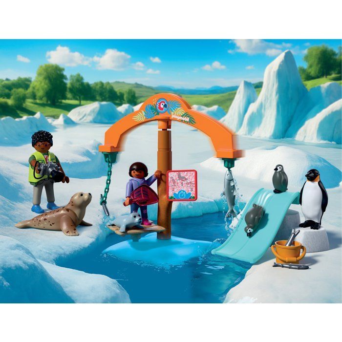 Playmobil 72073 Zoo : À la découverte de la banquise