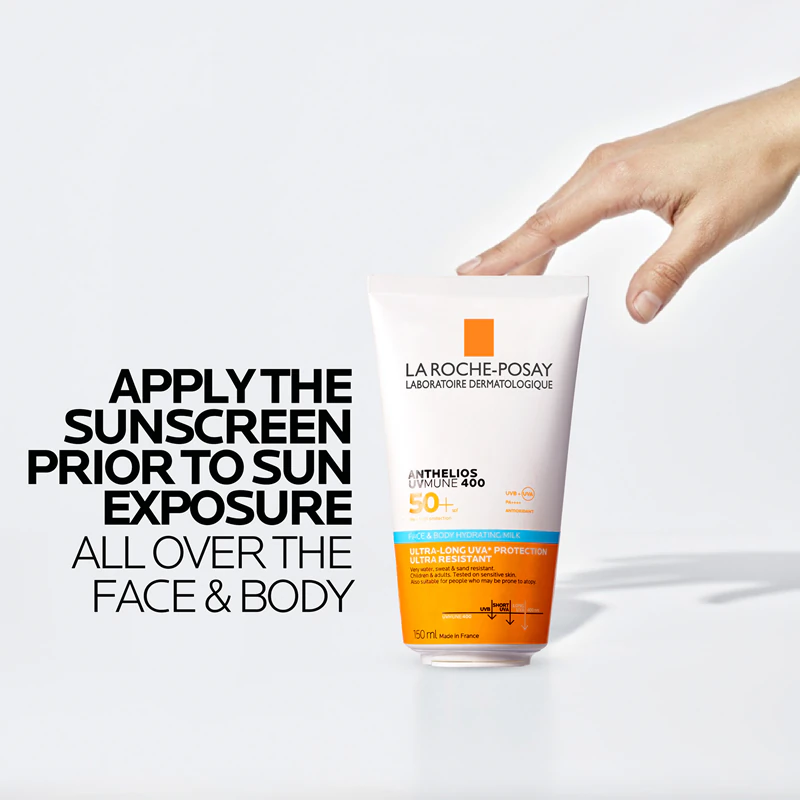 La Roche-Posay Anthelios UVMUNE 400 Bálsamo hidratante e protetor para rosto e corpo FPS 50+