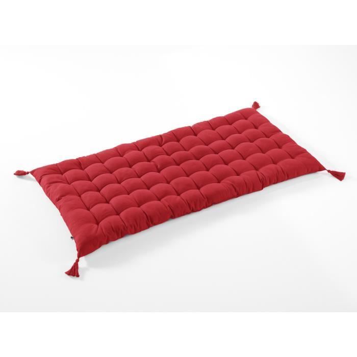 Futon da esterno KALA 60x120 cm - Idrorepellente e resistente ai raggi UV - Effetto farfalla - Ciliegio