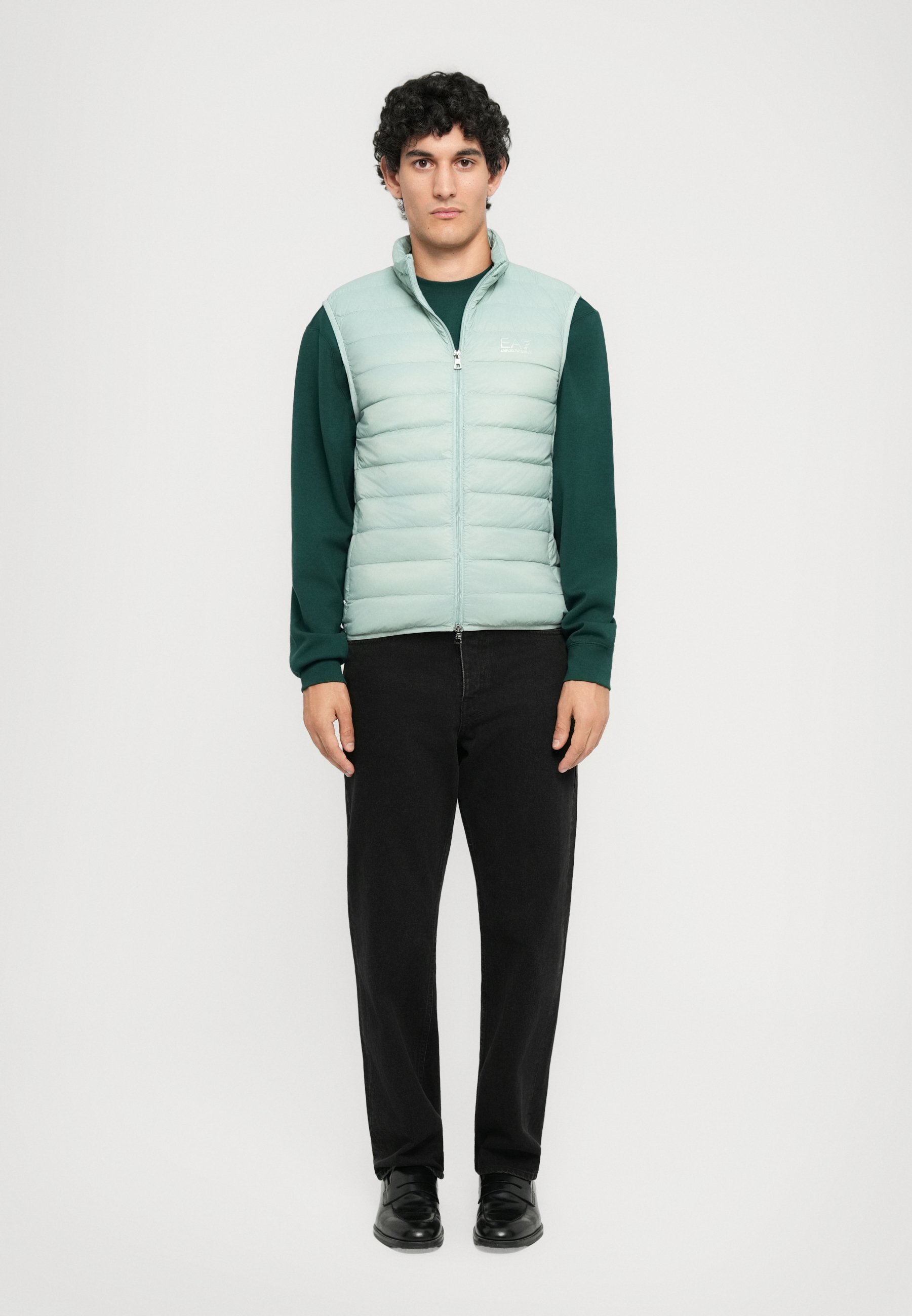 EA7 Emporio Armani TRAIN CORE LIGHT VEST - Vest - blauw surf