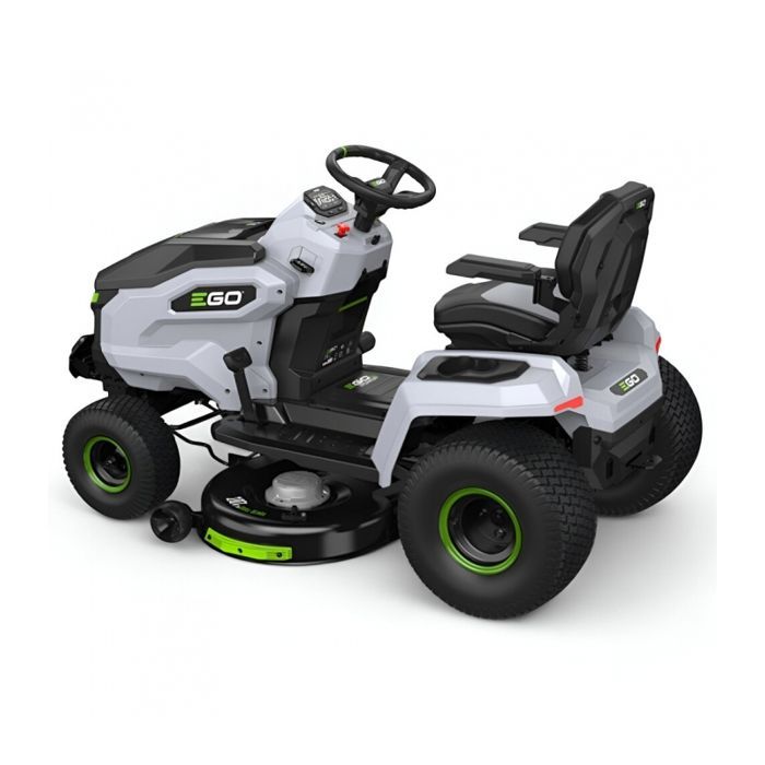 Trattorino rasaerba a batteria, larghezza di taglio 107 cm, 6 batterie da 12 Ah e caricabatterie da 1600 W - EGO TR4201E