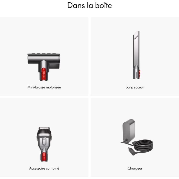 DYSON Car+Boat - Aspirateur à main - Puissance 115 AW - Puissant, compact et léger - Idéal voiture et bateau