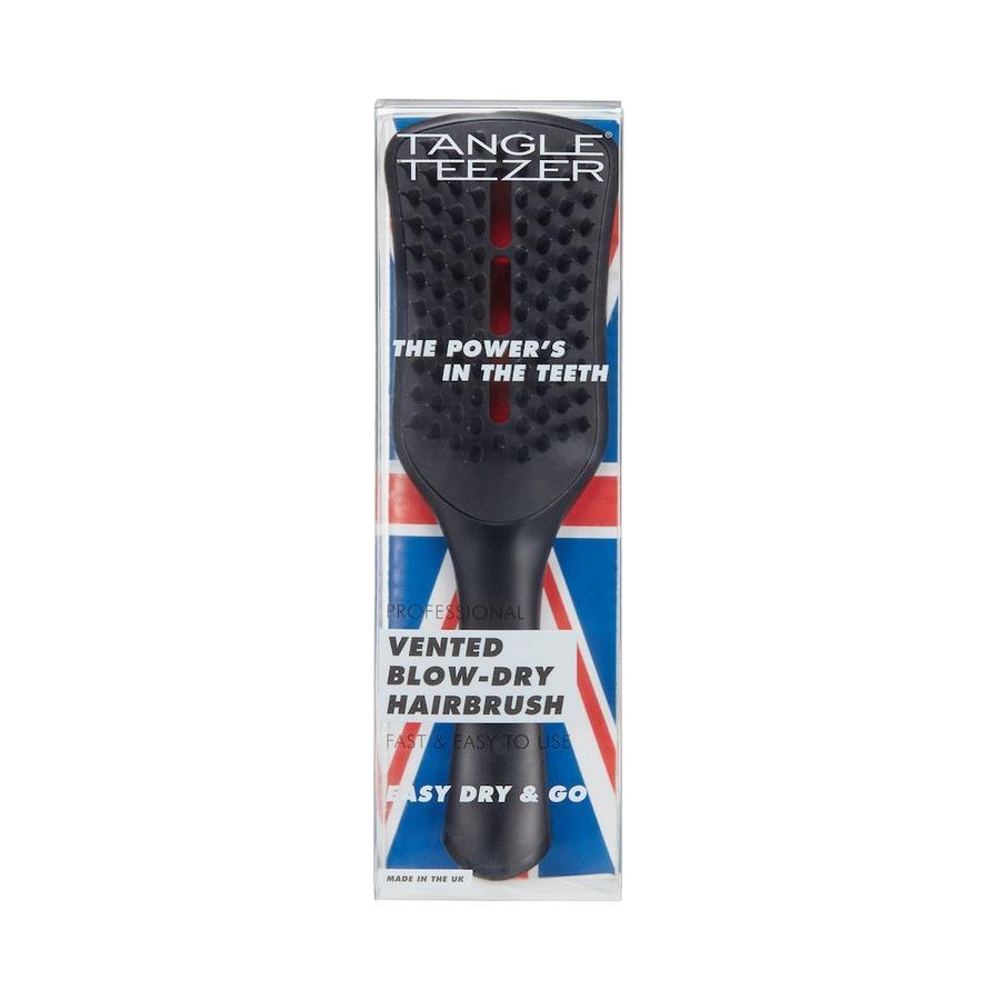 Tangle Teezer plakanās un lāpstiņas birstes The Original Easy Dry & Go Jet Black – 1 gab.