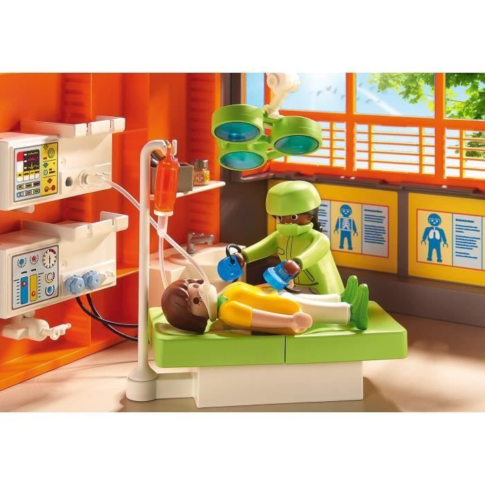 PLAYMOBIL - Hôpital Pédiatrique Aménagé 6657 - City Life