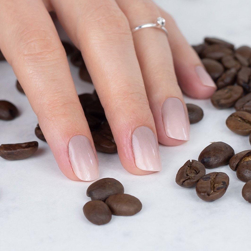 Naljepnice za nokte Miss Sophie Nail Design u boji ledene kave – 24 komada