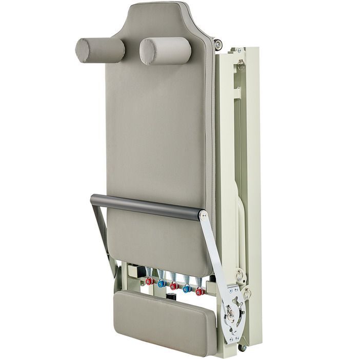 Attrezzatura fitness - DUOKU - Reformer pieghevole - Carico massimo 181,44 kg - Dotato di molle - Unisex