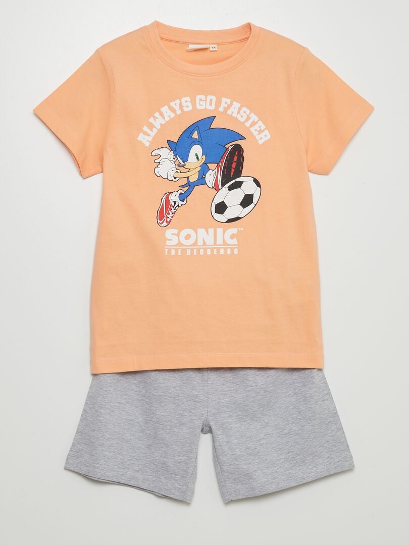 Pijama corto de Sonic 'Sega' - 2 piezas - AZUL