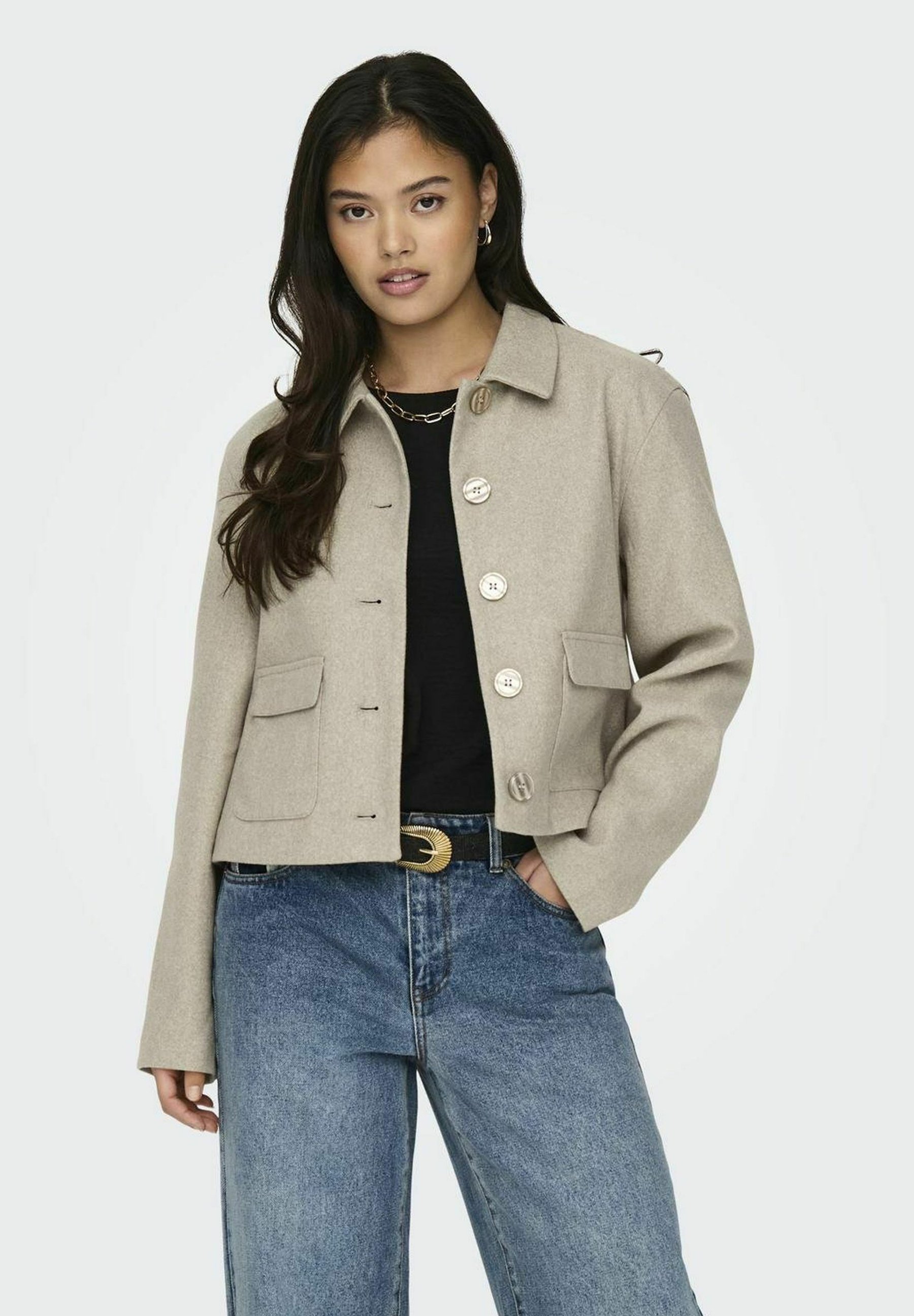 JDY JDYCALLIE SHORT JACKET - Lekka kurtka - kadzidło
