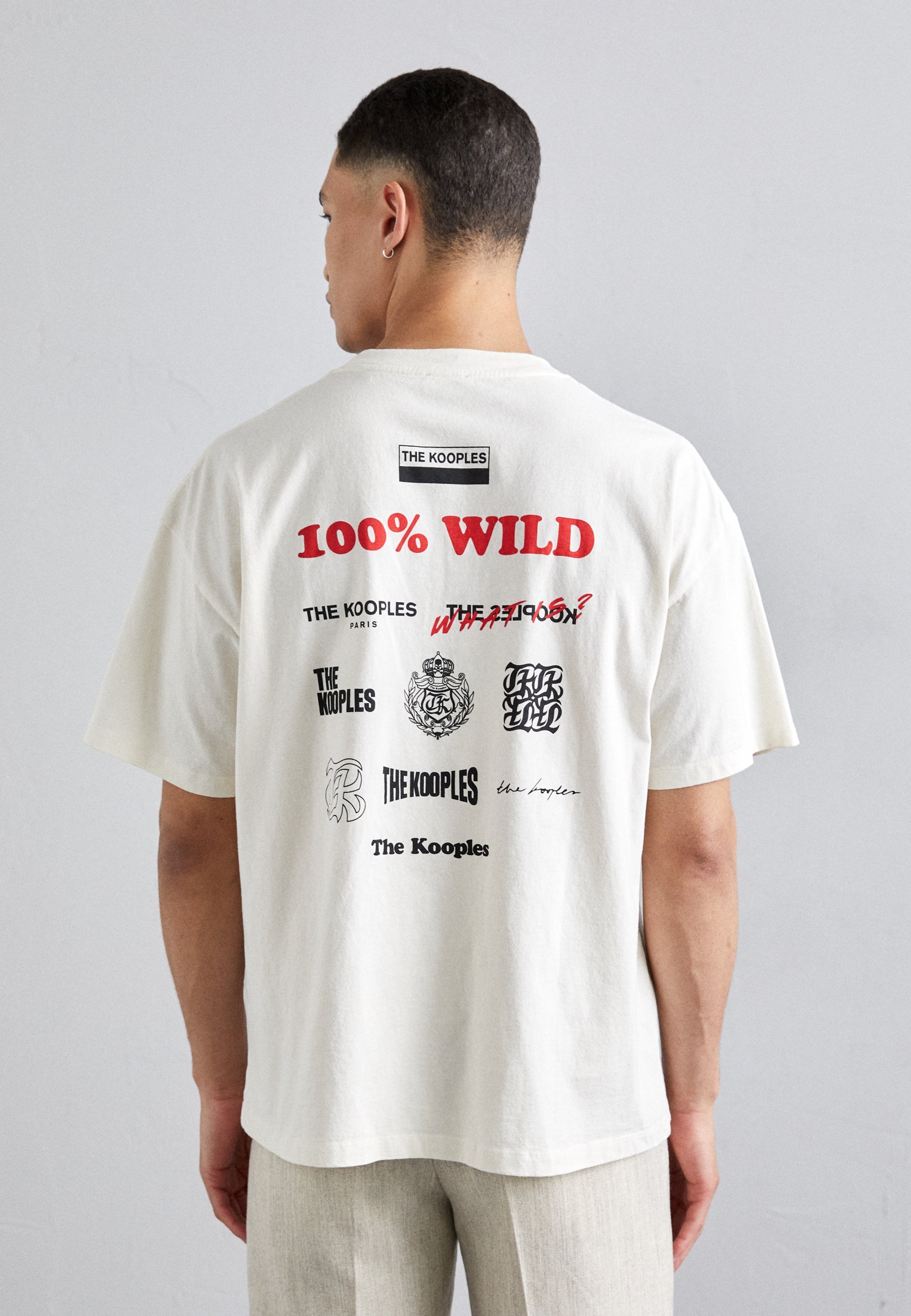 The Kooples Print T-shirt - ecru
