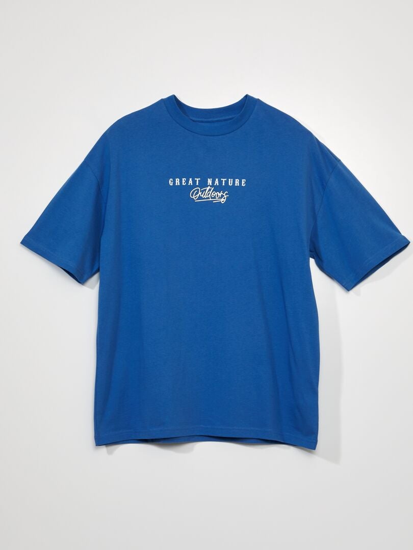 Jersey T-shirt - BLAUW
