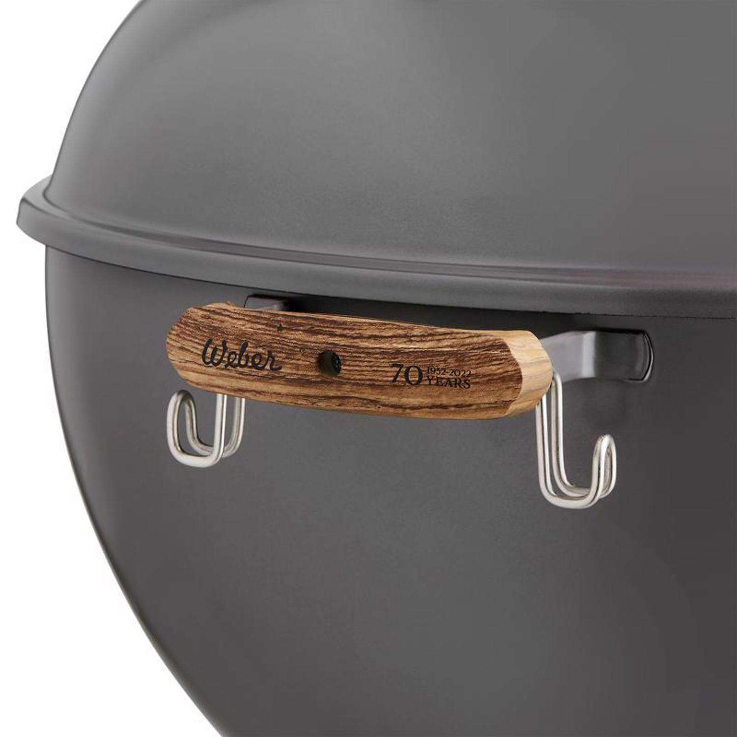 Churrasqueira a carvão Weber Kettle de 22 polegadas, cor cinza Hollywood