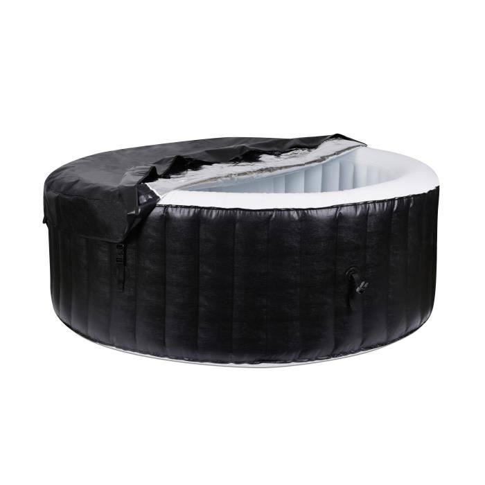 Spa Gonflable - Ospazia - Modèle Rond - 6 personnes - Jusqu’à 40°C - Prêt en 5 minutes