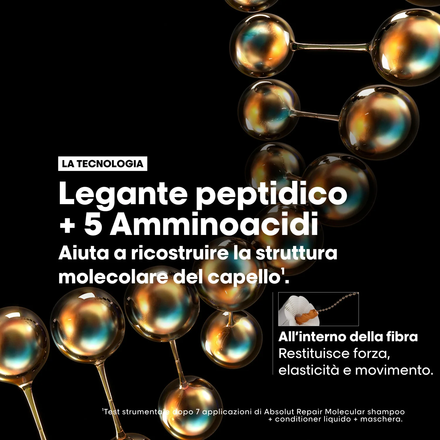 SERIE EXPERT New Absolut Repair Molecular Mask - Maschera Riparatrice Capelli