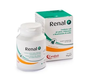 RENAL Candioli Renal P poeder 70 g urinewegsupplement voor honden en katten