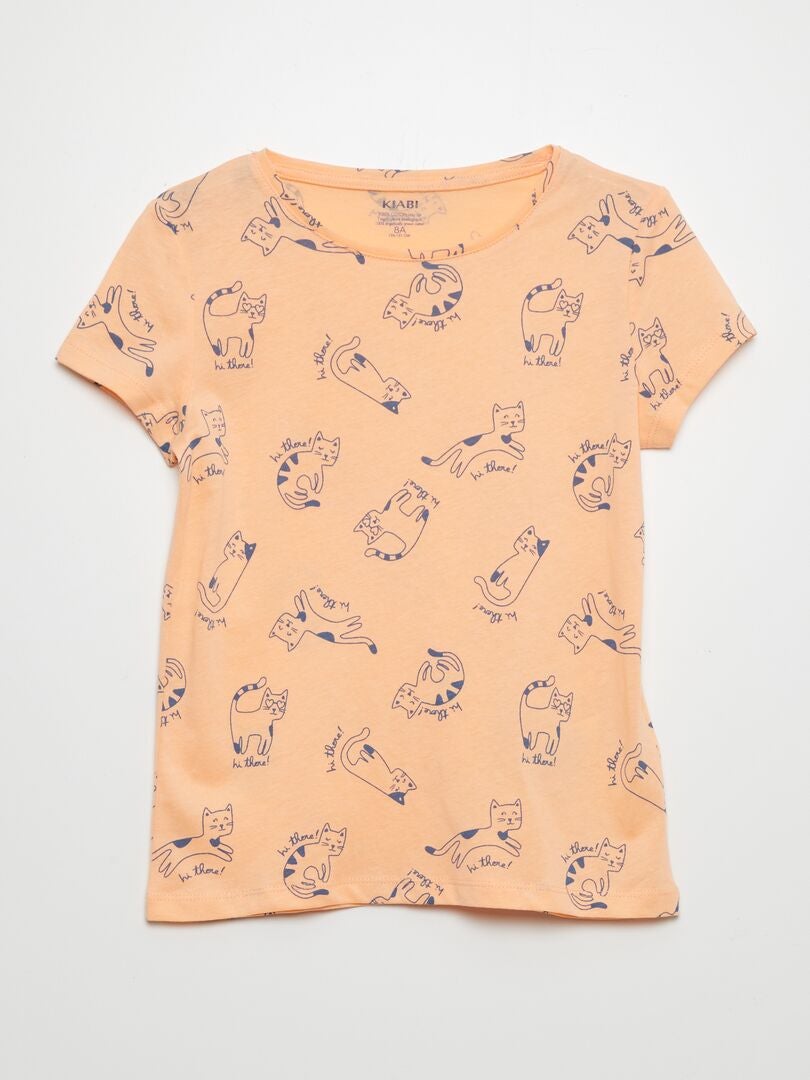 Conjunto de 3 camisetas estampadas - BRANCAS