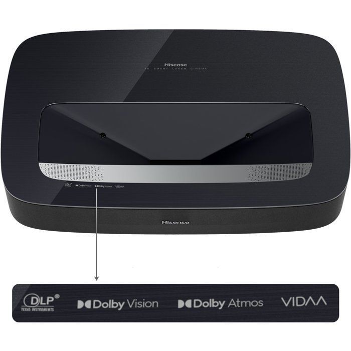 Videoproiettore - HISENSE - PL1 - Laser Cinema - 4K UHD - Proiezione ultracorta - 2100 lumen - Dolby Vision e Atmos - Smart TV VIDAA