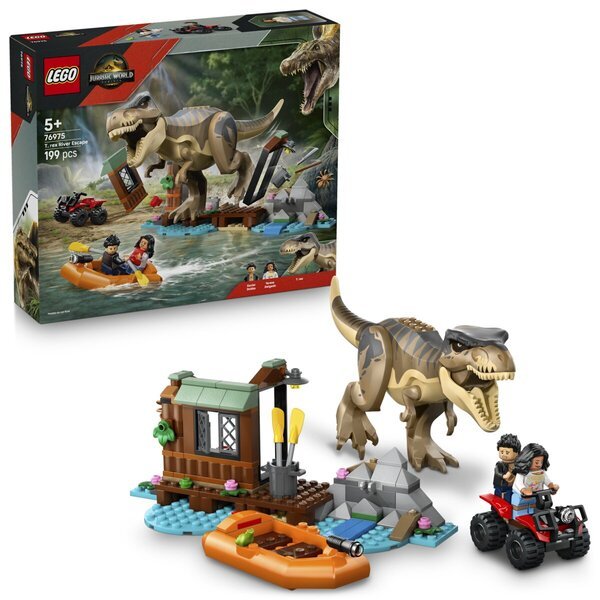 LEGO Jurski svet 76975 T. Rex: Rivierontsnapping