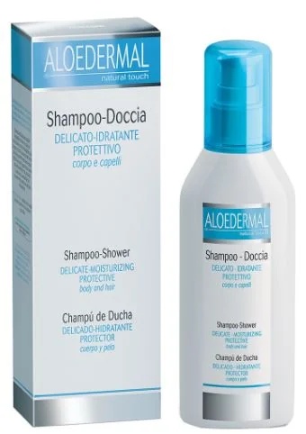 Champú de ducha ESI Aloedermal 200 ml, ideal para uso diario.