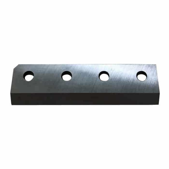 Couteau Del Morino BIO559D Couteau pour broyeur de végétaux Delmorino SCUTUM et BIO 90. Fixation: 4 trous (Ø du trou : 10,5 mm)
