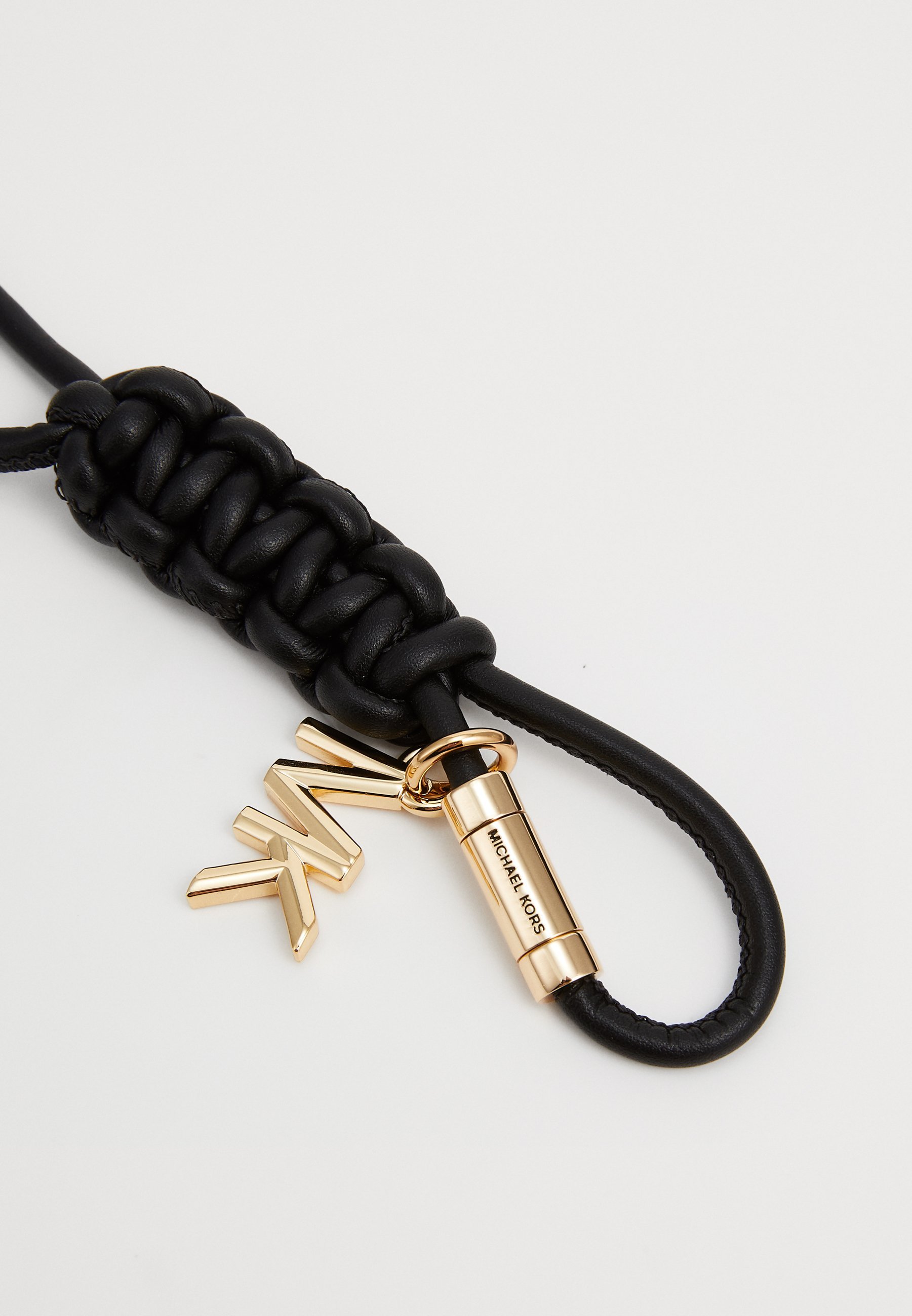 MICHAEL Michael Kors NOVELTY GEVLOCHTEN SLEUTELHANGER - Sleutelring - zwart