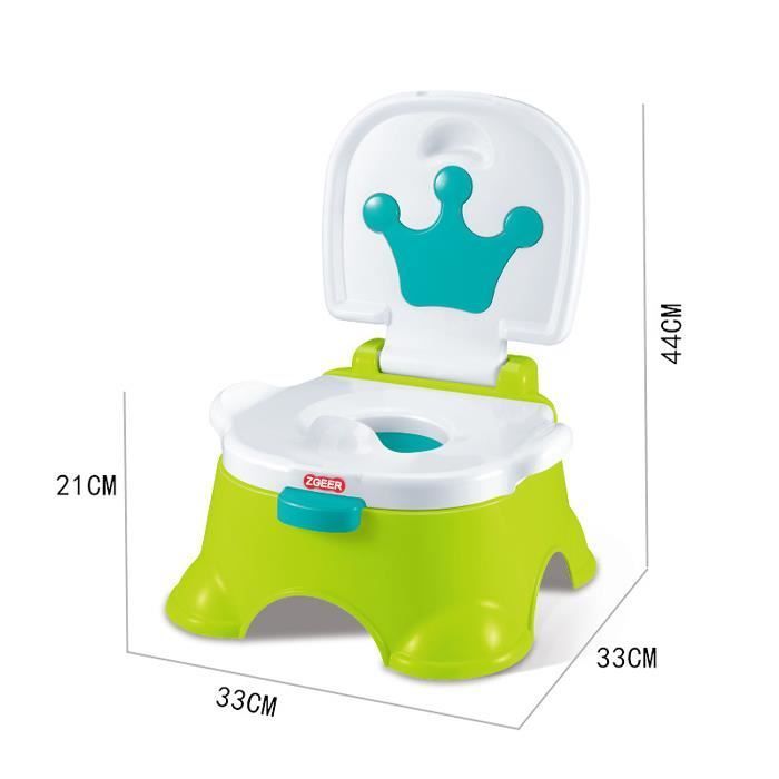 Pot Musical Pour Bébé - ZGEER - Transformable en Marchepied - Capteur Musical - Vert