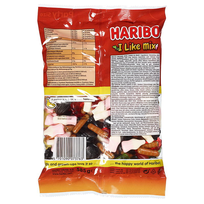 Haribo I like -sekoitus 585 g Haribo