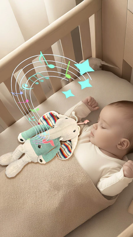 Zopa Plush Interactive Buddy Elephant brinquedo de pelúcia interativo