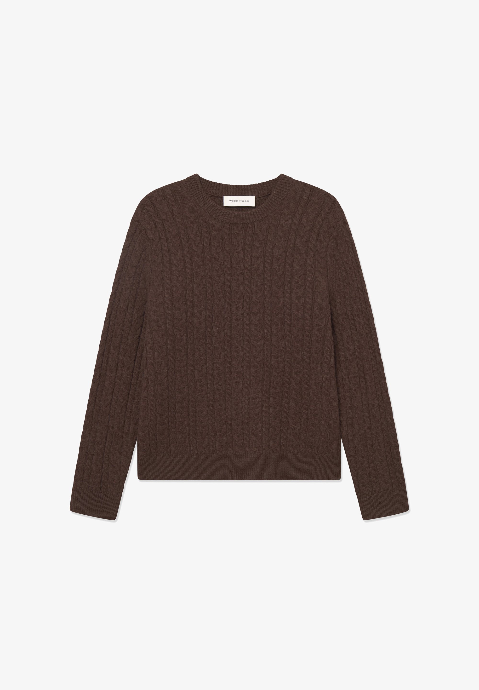 WOOD WOOD CREW NECK - Jumper - delicioso