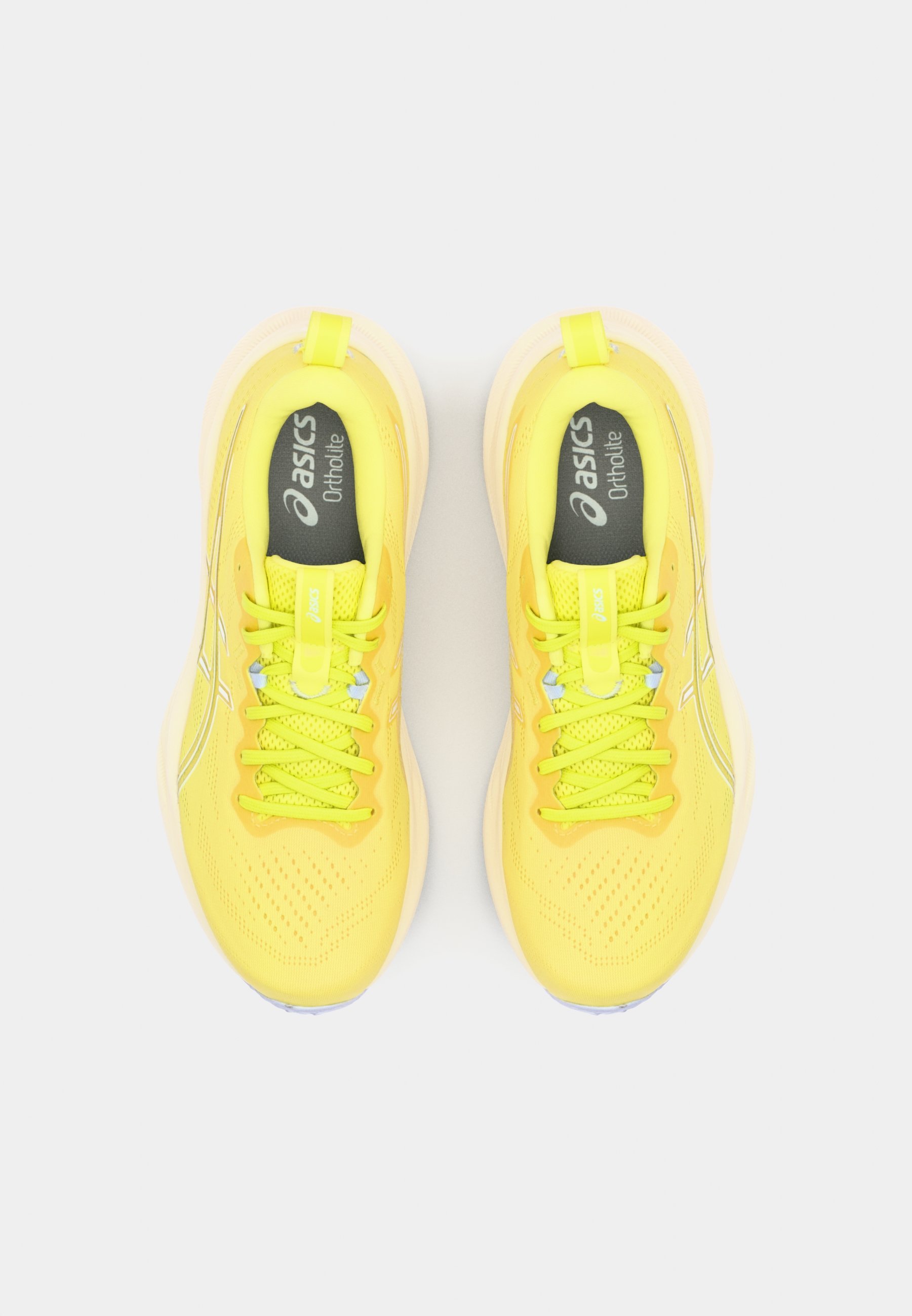ASICS GEL PULSE 16 - Tênis de corrida de rua - amarelo limão/branco