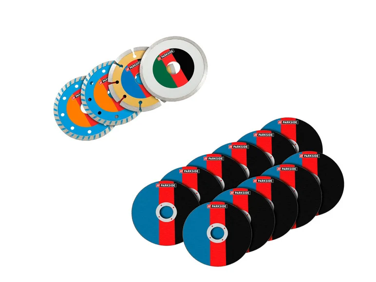 Conjunto de discos PARKSIDE® com furadeira PWSZTS 1, Ø 115 mm