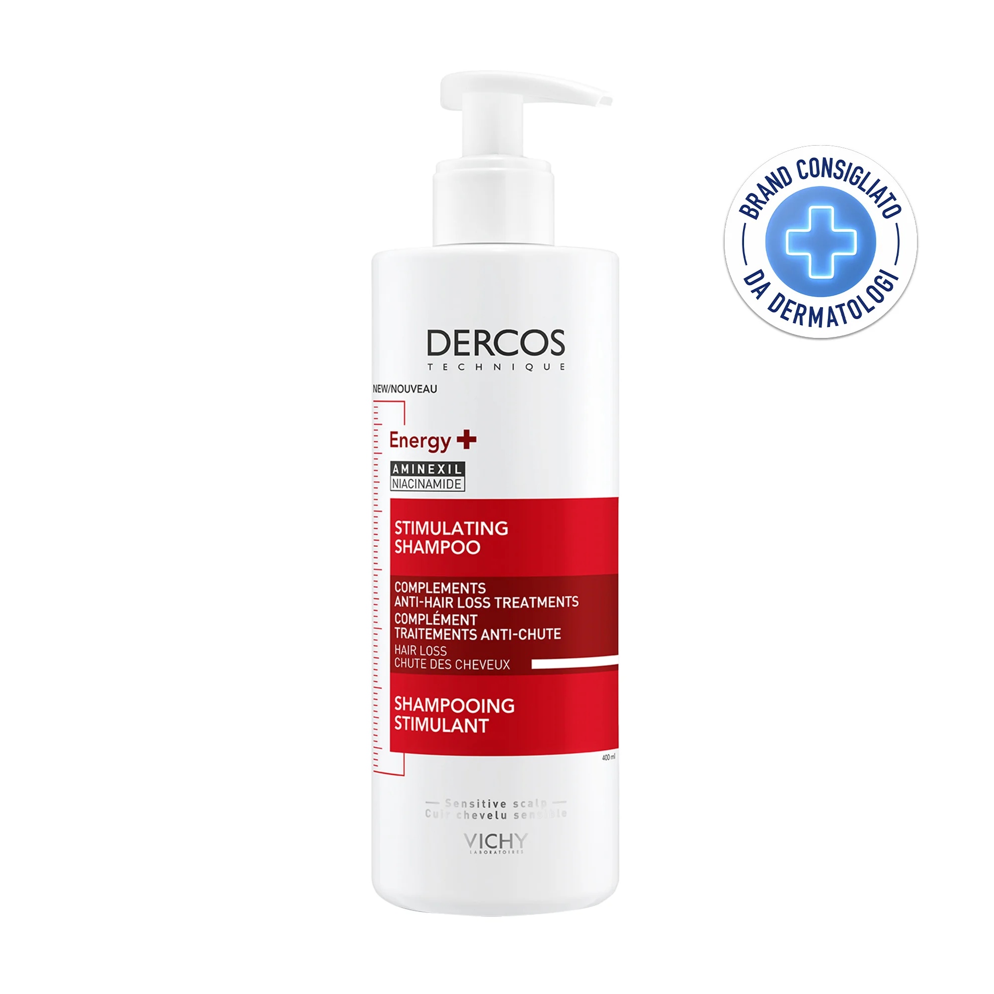 VICHY Vichy Dercos Energizing Shampoo 400 ml Werkt tegen haaruitval
