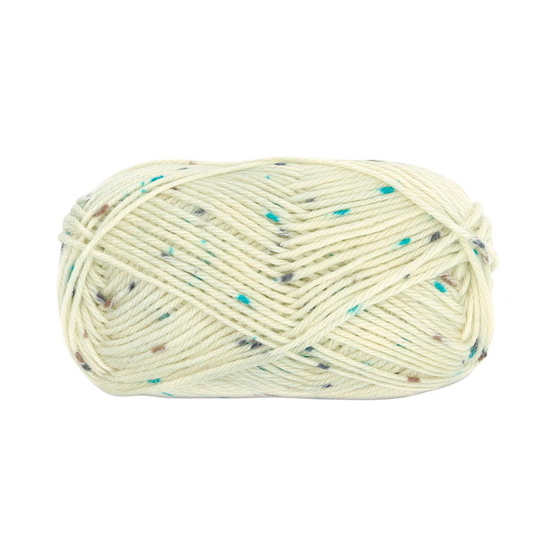 Hilo de lana superwash turquesa/azul multicolor