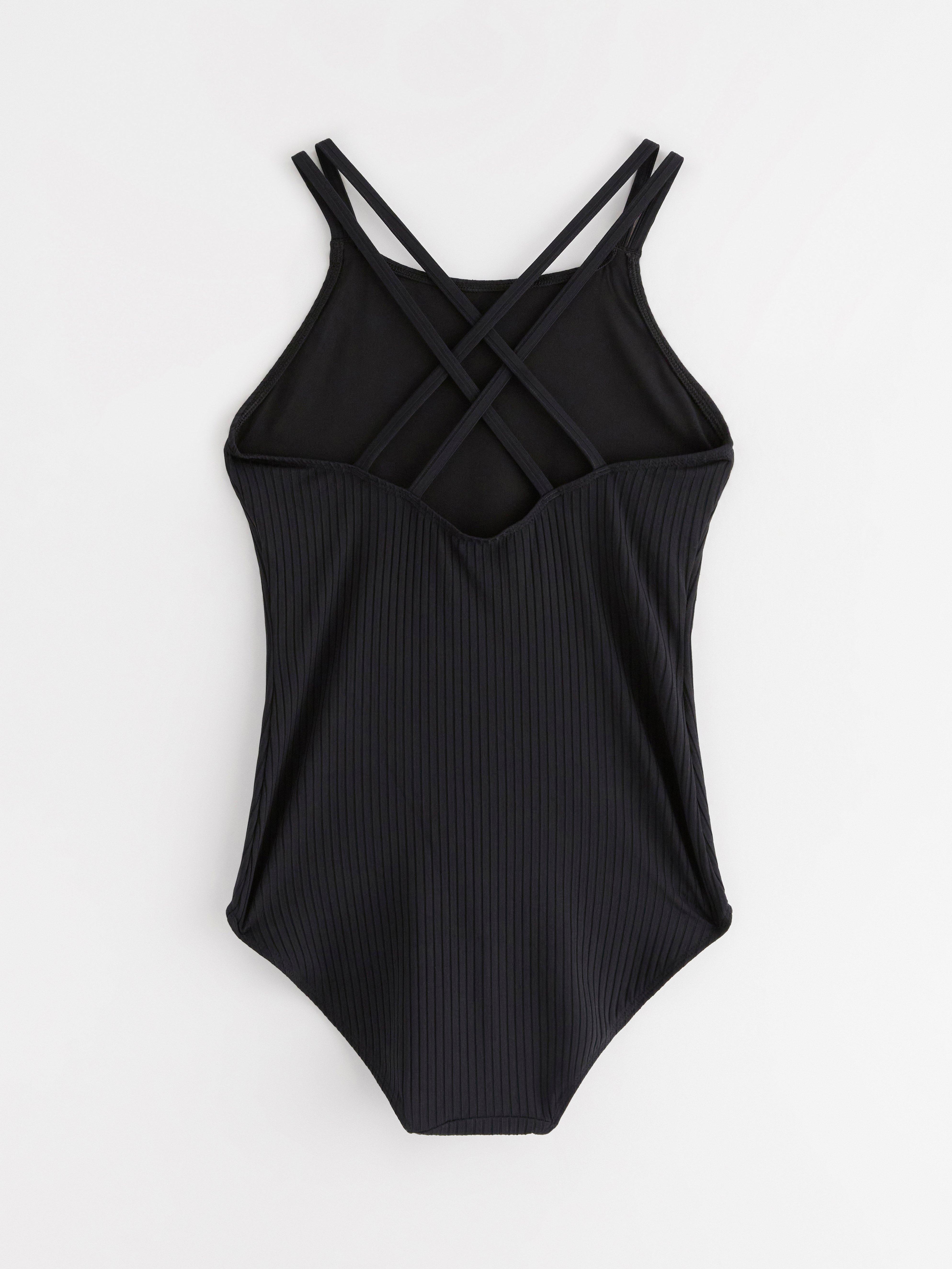 Maillot de bain côtelé noir